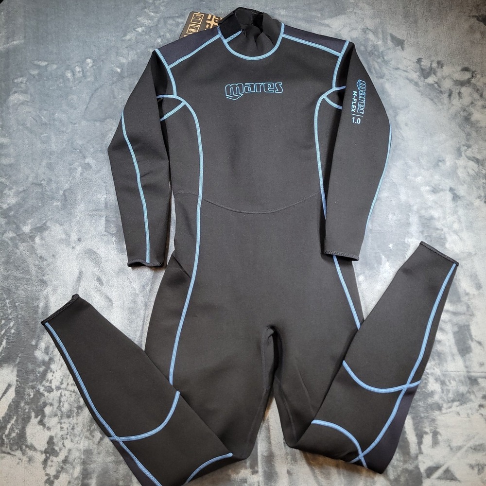 Mares 1mm M-Flex Women's‎ Full Wetsuit Size 10 Surfing/Diving NWT